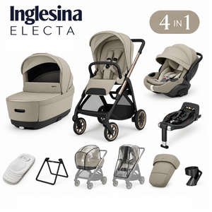 Inglesina Electa Hangar Beige 4 in 1 Travel System 2026 - with 360 Isofix