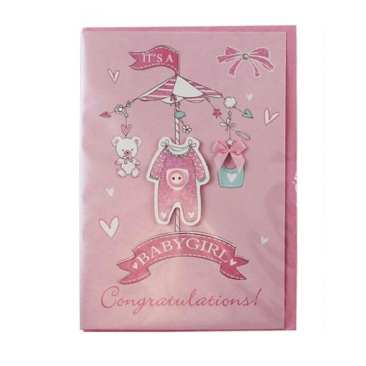 It's a Baby Girl Card General Not specified   