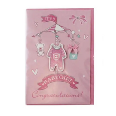 It's a Baby Girl Card