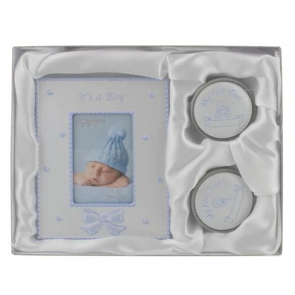 It's a Boy First Enamel Tooth, Curl and Frame General Celebration's