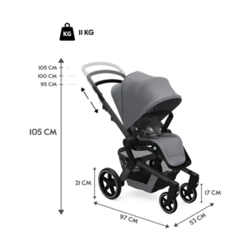 Joolz Hub² 3 in 1 Pebble Pro2 Travel System Bundle - Space Black General Joolz