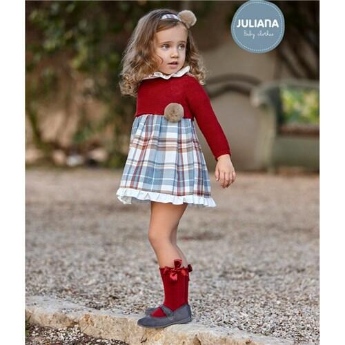 Juliana Baby Girls Checked Dress  Juliana 3m  