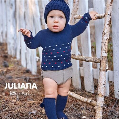 Juliana Navy Jumper and Jam Pants Set  Juliana 3m  