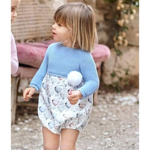 Juliana Vintage Balloon Romper  Juliana 3m  