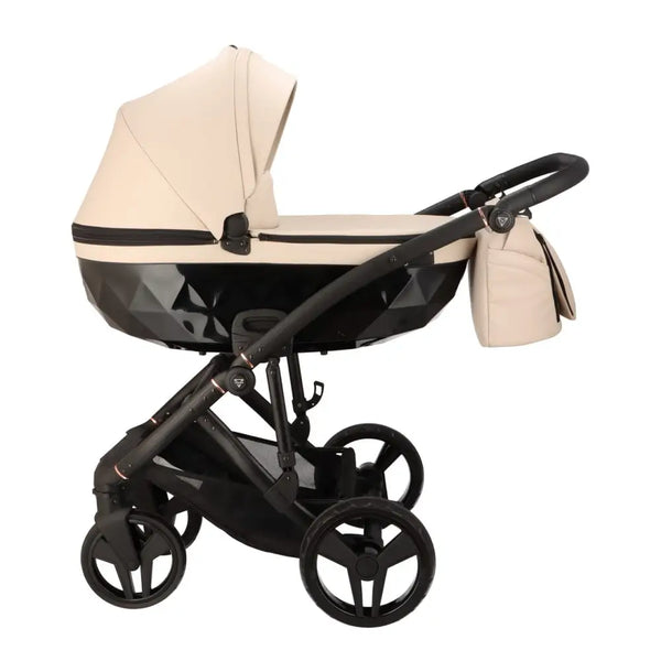 Junama Classic Beige Pram – 3 in 1 Luxury Travel System Junama