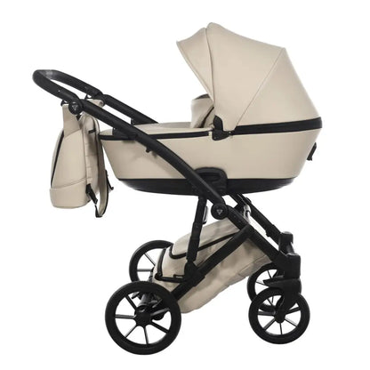 Junama Classic Beige Pram – 3 in 1 Luxury Travel System Junama