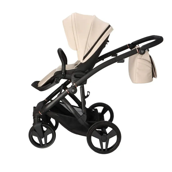 Junama Classic Beige Pram – 3 in 1 Luxury Travel System Junama