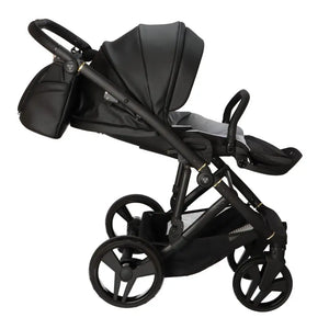 Junama Classic Black Pram – 2 in 1 Luxury Travel System Junama