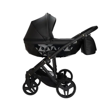 Junama Classic Black Pram – 2 in 1 Luxury Travel System Junama