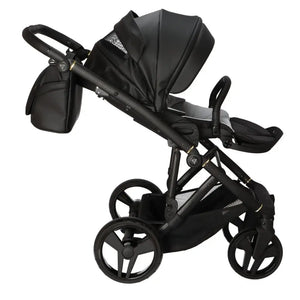 Junama Classic Black Pram – 3 in 1 Luxury Travel System Junama