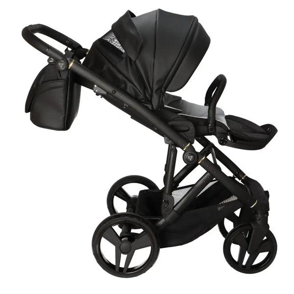 Junama Classic Black Pram – 3 in 1 Luxury Travel System Junama