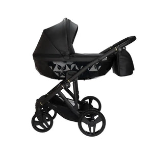 Junama Classic Black Pram – 3 in 1 Luxury Travel System Junama