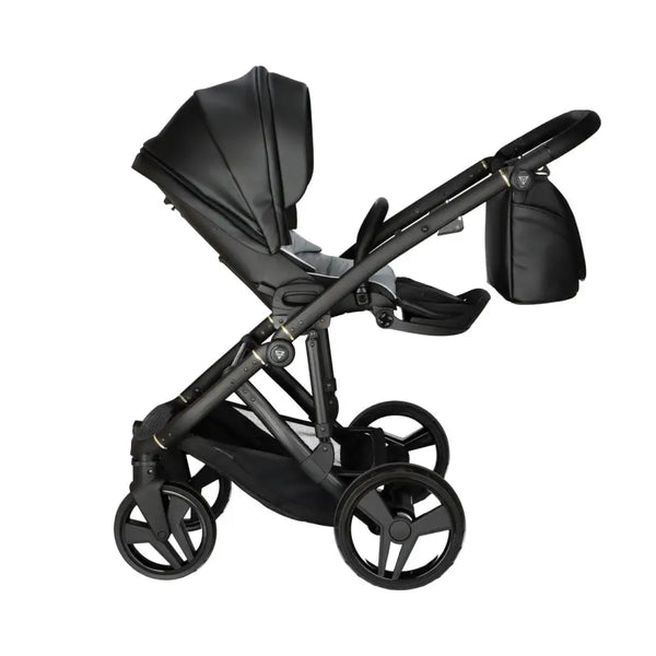 Junama Classic Black Pram – 3 in 1 Luxury Travel System Junama
