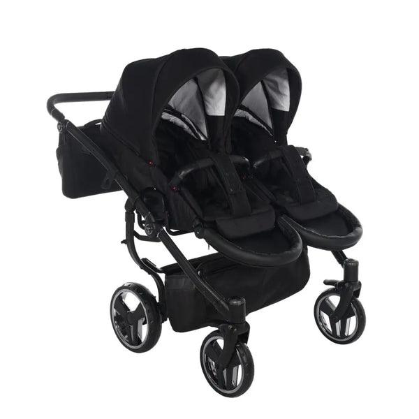 Junama Compact Double Stroller - Black Junama