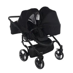 Junama Compact Double Stroller - Black
