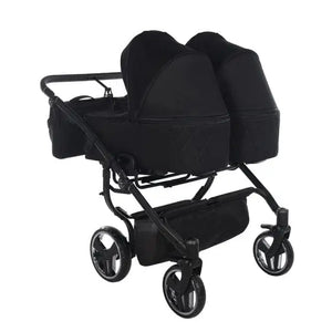 Junama Compact Double Stroller - Black and Gold Junama