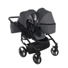 Junama Compact Double Stroller - Graphite Grey