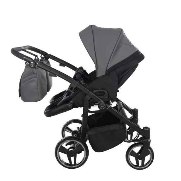 Junama Compact Double Stroller - Graphite Grey Junama
