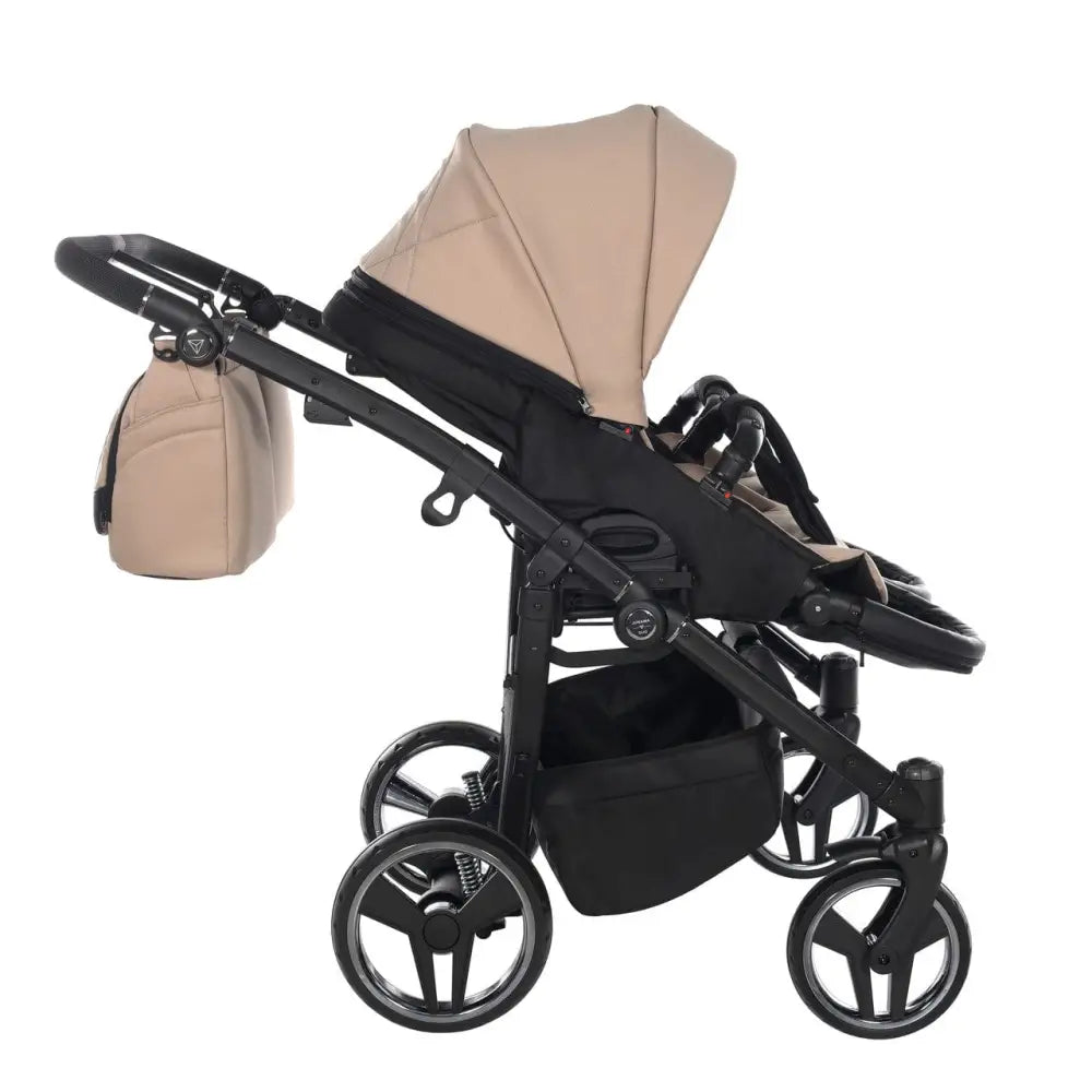 Junama Compact Double Twin Stroller - Beige Junama