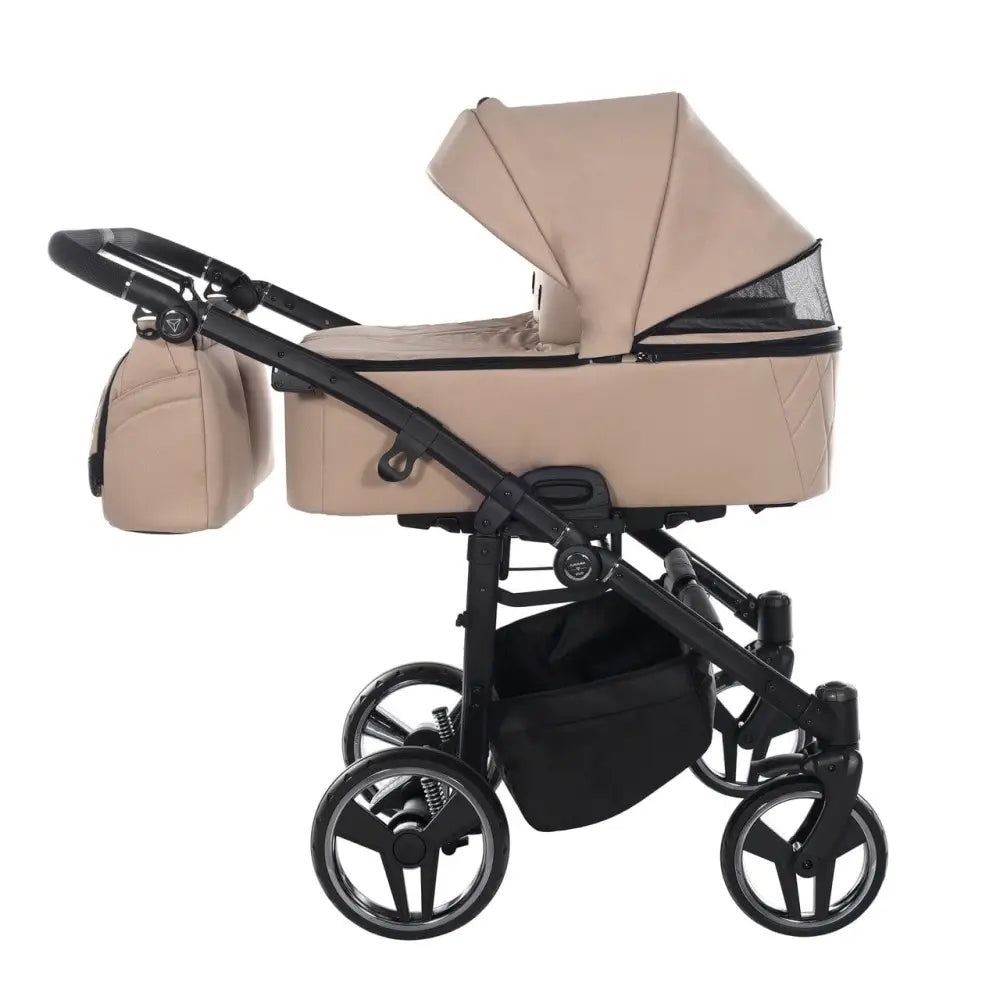 Junama Compact Double Twin Stroller - Beige Junama