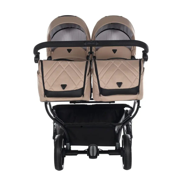 Junama Compact Double Twin Stroller - Beige Junama