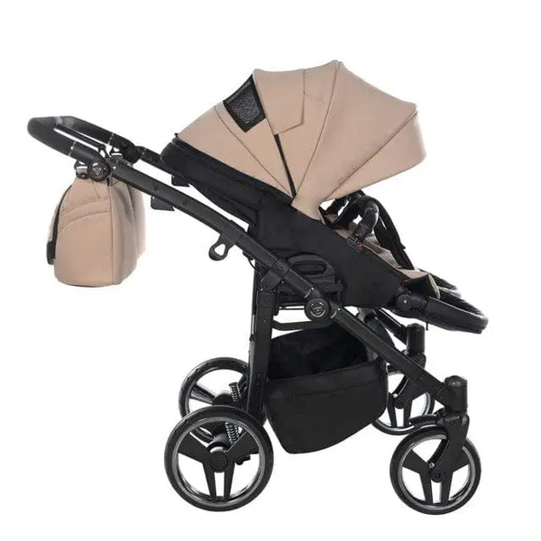 Junama Compact Double Twin Stroller - Beige Junama