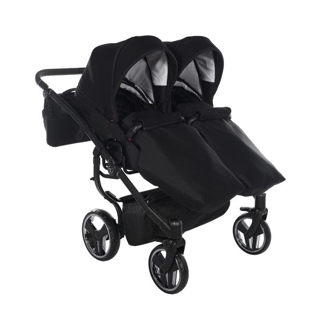 Junama Compact Double Twin Stroller - Black Junama