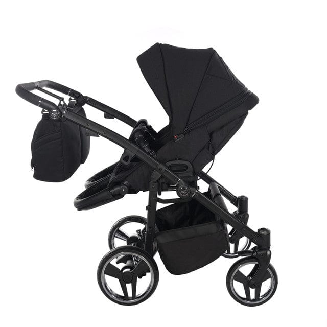 Junama Compact Double Twin Stroller - Black Junama