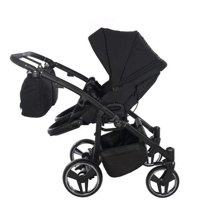 Junama Compact Double Twin Stroller - Black Junama