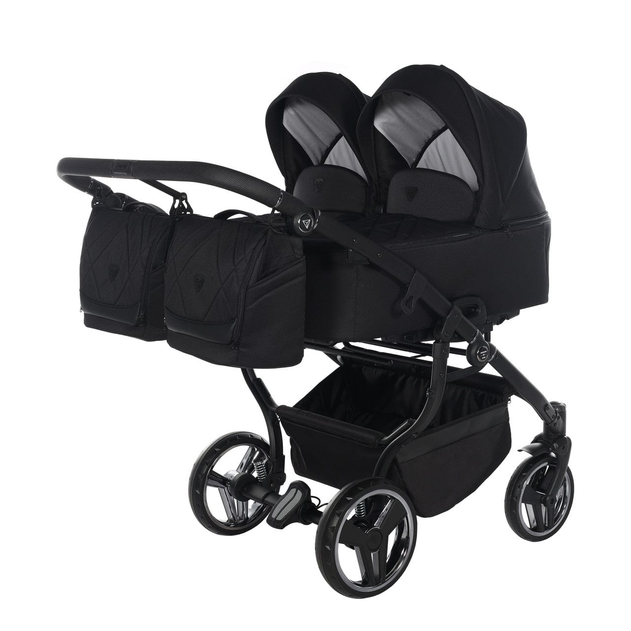 Junama Compact Double Twin Stroller - Black Junama