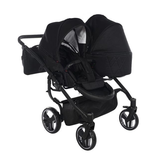 Junama Compact Double Twin Stroller - Black Junama