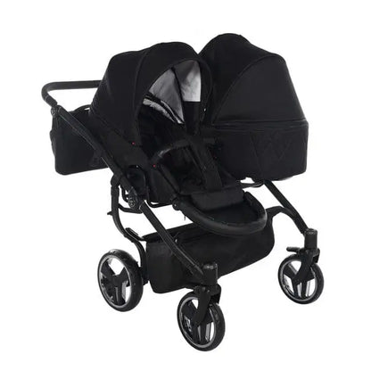 Junama Compact Double Twin Stroller - Black Junama