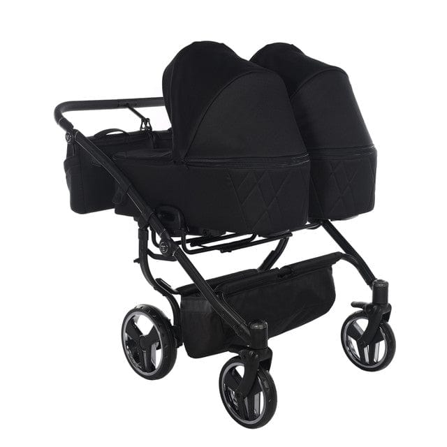 Junama Compact Double Twin Stroller - Black Junama