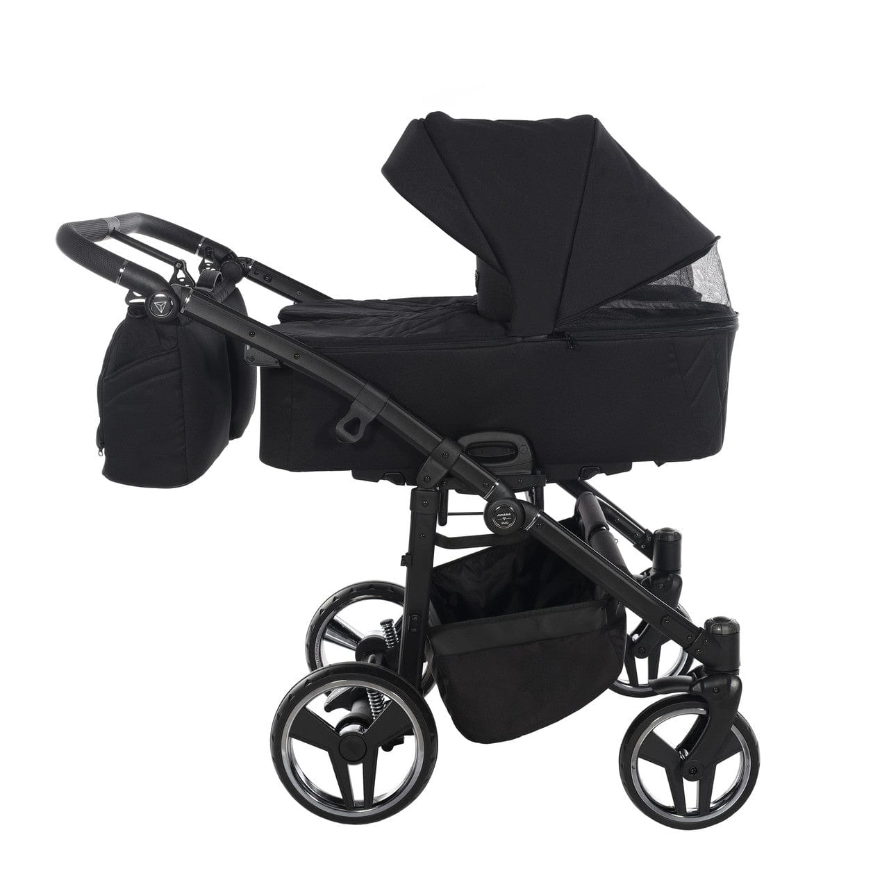 Junama Compact Double Twin Stroller - Black Junama