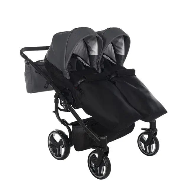 Junama Compact Double Twin Stroller - Graphite Grey Junama