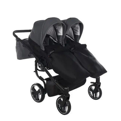 Junama Compact Double Twin Stroller - Graphite Grey Junama