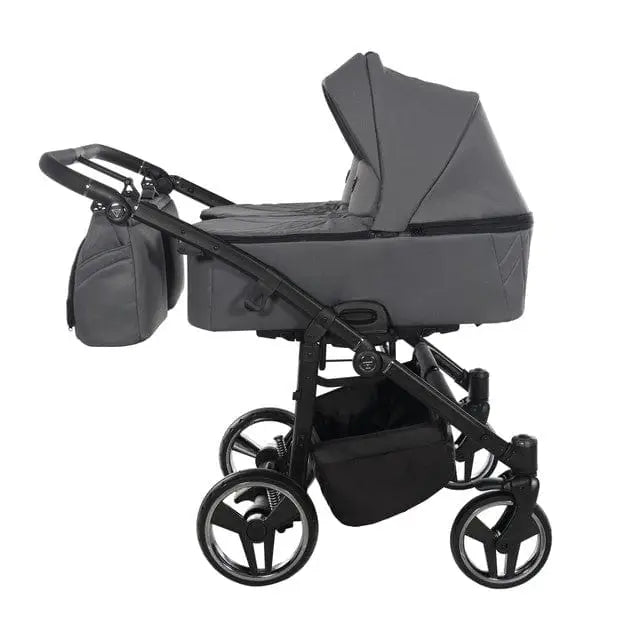 Junama Compact Double Twin Stroller - Graphite Grey Junama