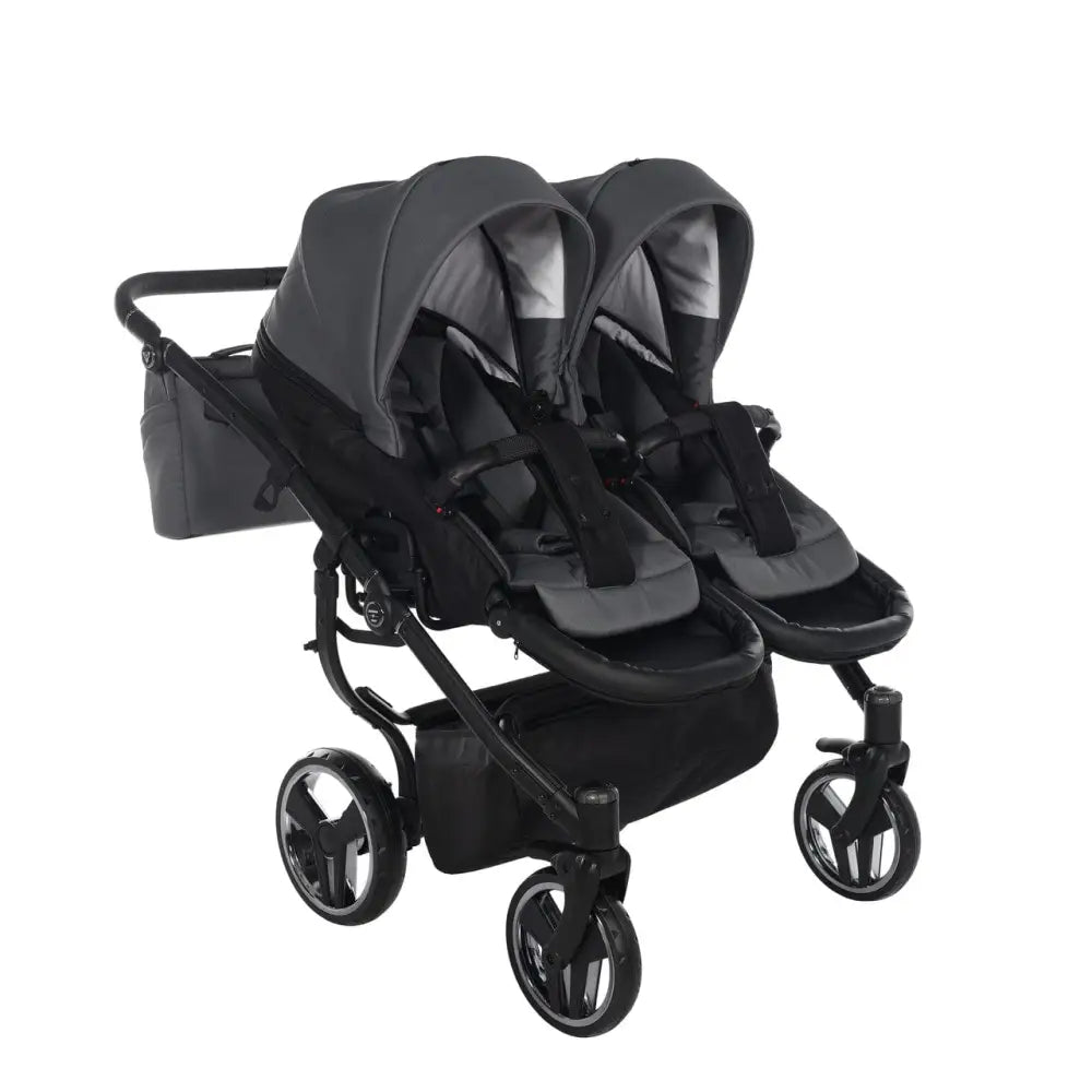 Junama Compact Double Twin Stroller - Graphite Grey Junama