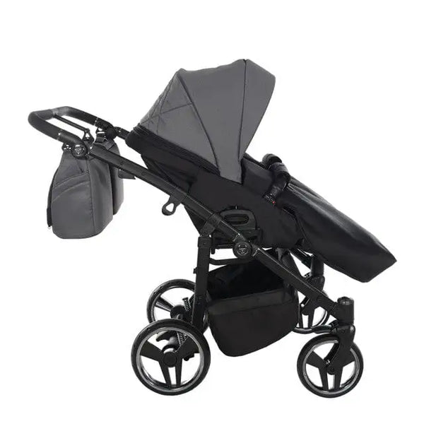 Junama Compact Double Twin Stroller - Graphite Grey Junama
