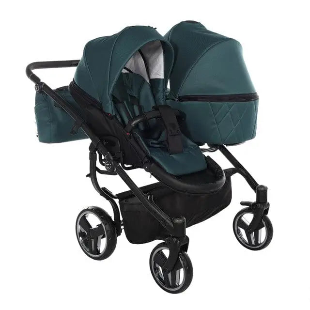 Junama Compact Double Twin Stroller - Green Junama