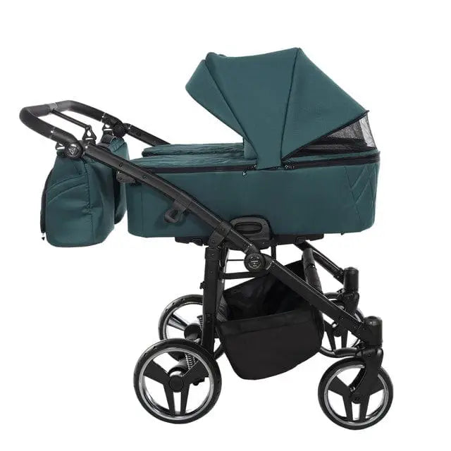 Junama Compact Double Twin Stroller - Green Junama
