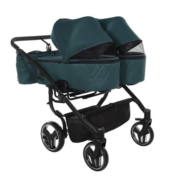 Junama Compact Double Twin Stroller - Green Junama