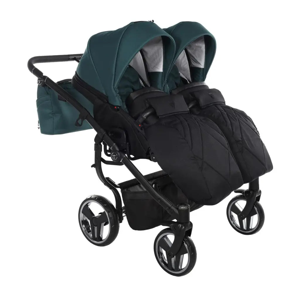Junama Compact Double Twin Stroller - Green Junama