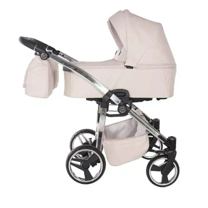 Junama Compact Twin Stroller - Pink Leatherette Junama