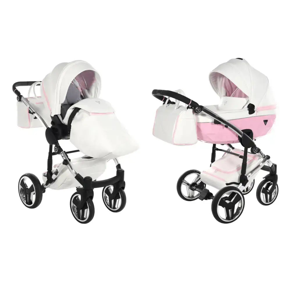 Junama Diamond 2 in 1 Pram - Candy Pink Junama