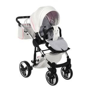 Junama Diamond 2 in 1 Pram - Candy Pink Junama