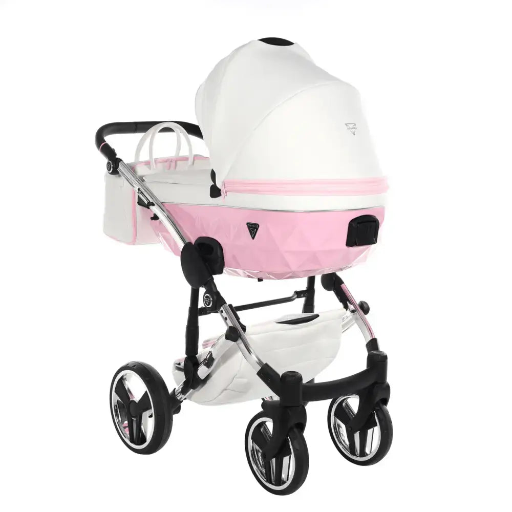 Junama Diamond 2 in 1 Pram - Candy Pink Junama
