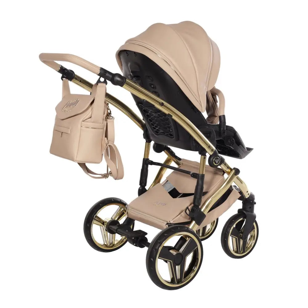 Junama Diamond 2 in 1 Pram - Candy Premium Beige Junama