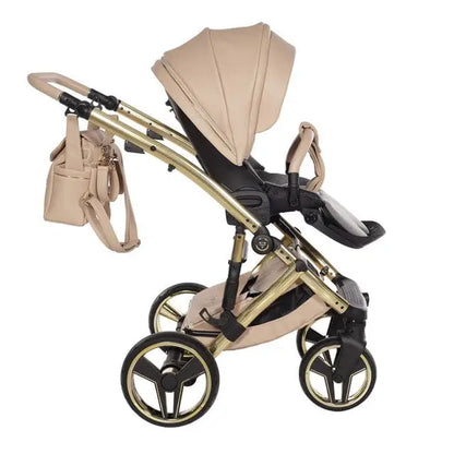 Junama Diamond 2 in 1 Pram - Candy Premium Beige Junama