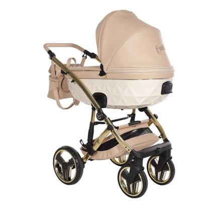 Junama Diamond 2 in 1 Pram - Candy Premium Beige Junama